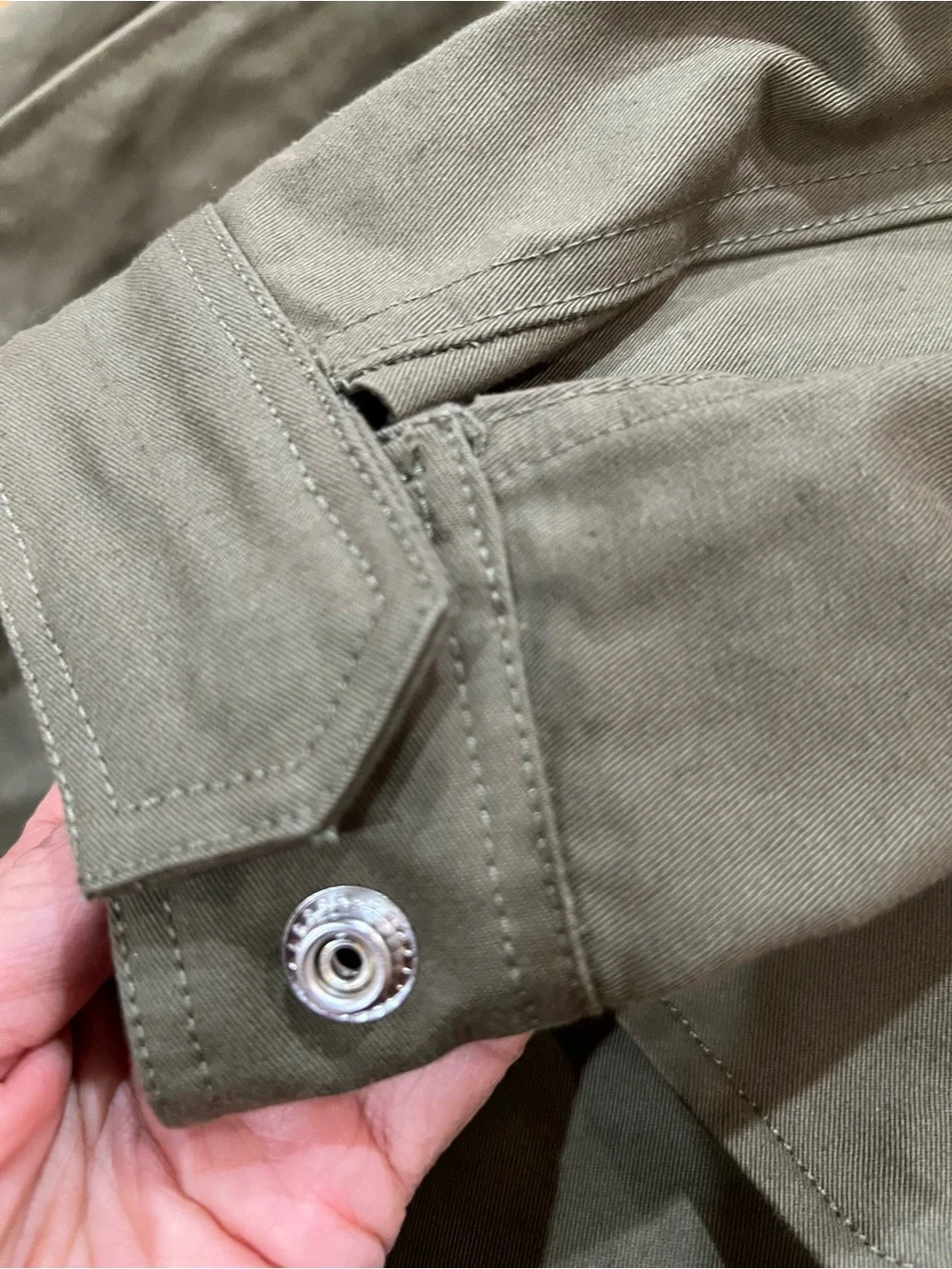 Zadig & Voltaire Kayak Art Is Truth Jacket M Khaki Military Utility NWT $598